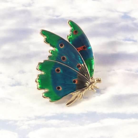Butterfly Brooches- Set of Two - Picture 8 of 14